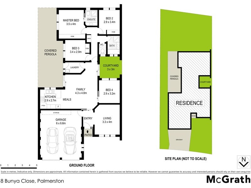 8 Bunya Close, Palmerston ACT 2913 Floorplan