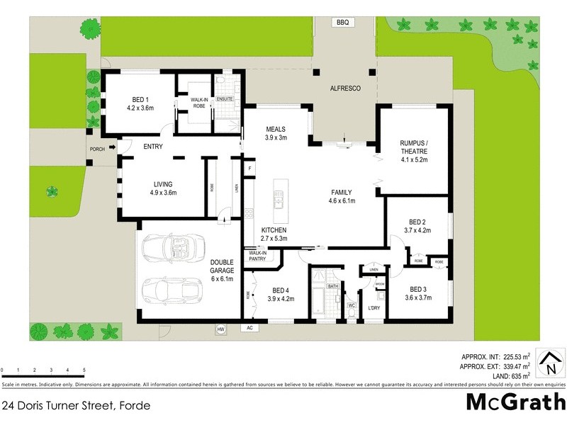 24 Doris Turner Street, Forde ACT 2914 Floorplan