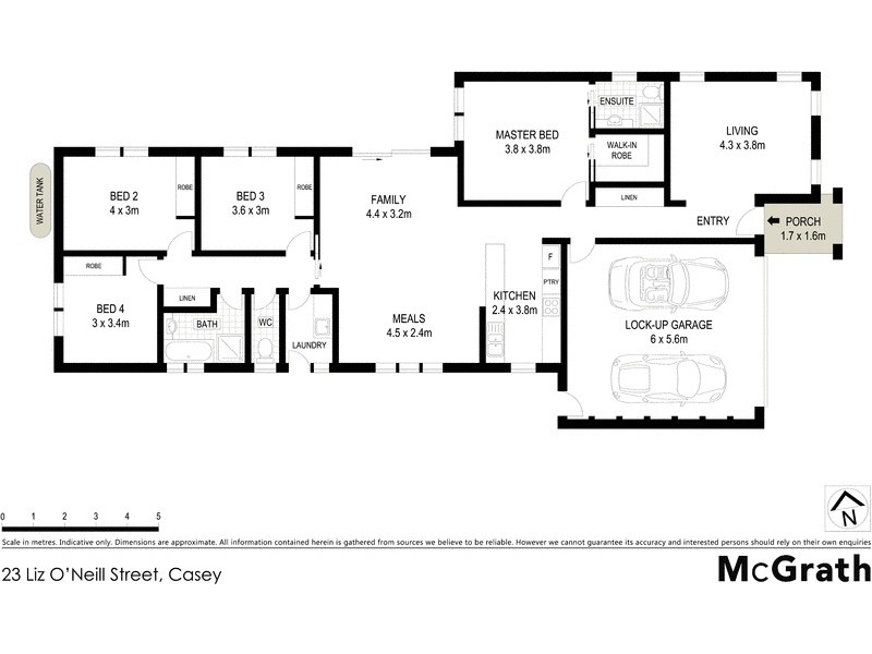 23 Liz O’Neill Street, Casey ACT 2913 Floorplan