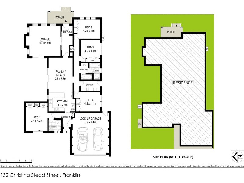 132 Christina Stead Street, Franklin ACT 2913 Floorplan