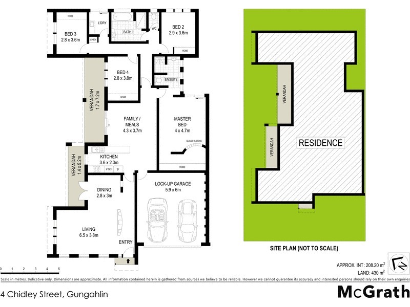 4 Chidley Street, Gungahlin ACT 2912 Floorplan