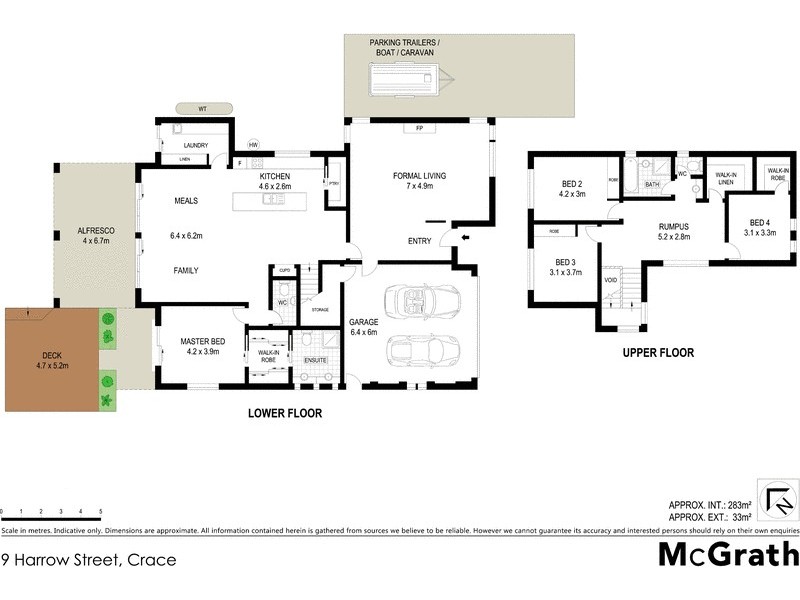 9 Harrow Street, Crace ACT 2911 Floorplan