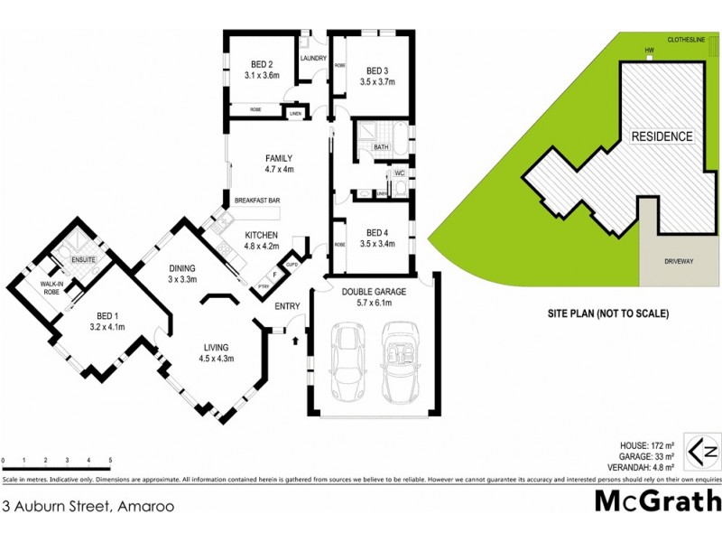 3 Auburn Street, Amaroo ACT 2914 Floorplan