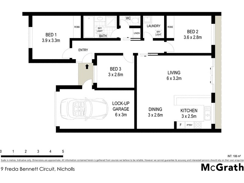 9 Freda Bennett Circuit, Nicholls ACT 2913 Floorplan