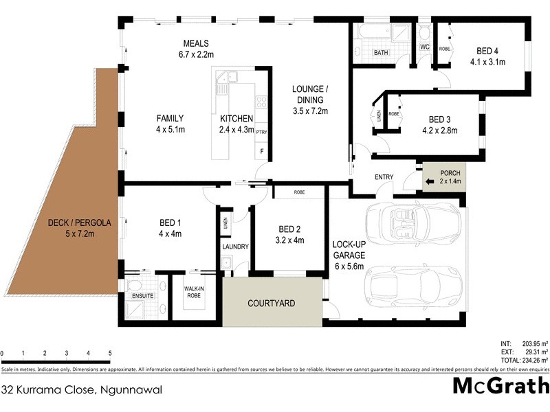 32 Kurrama Close, Ngunnawal ACT 2913 Floorplan