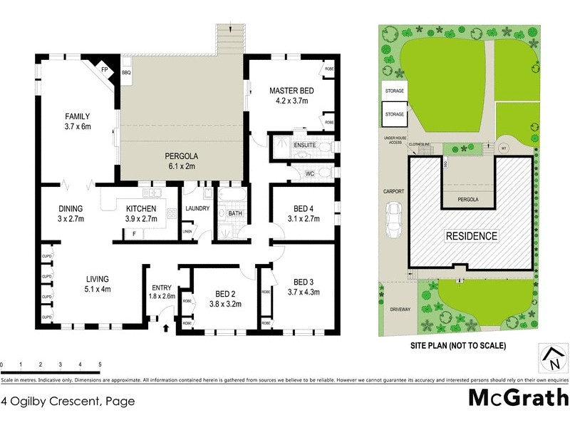 4 Ogilby Crescent, Page ACT 2614 Floorplan