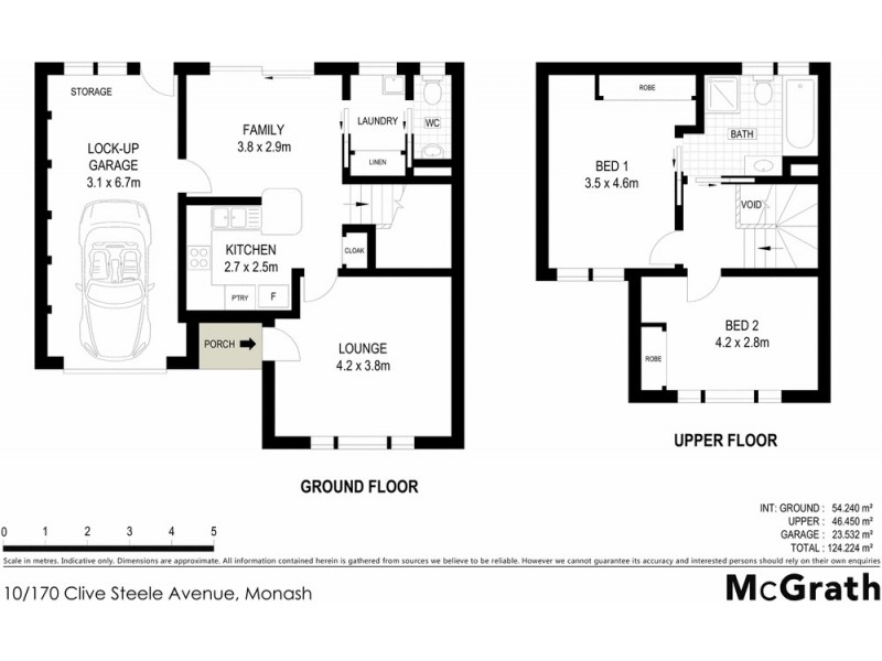 10/170 Clive Steele Avenue, Monash ACT 2904 Floorplan