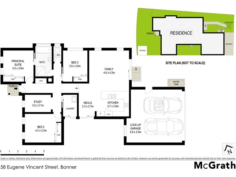 58 Eugene Vincent Street, Bonner ACT 2914 Floorplan
