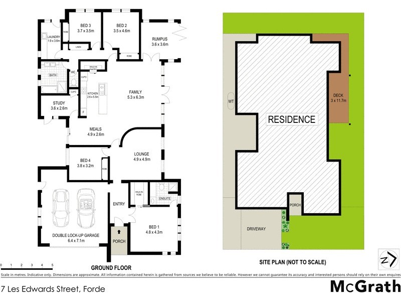 7 Les Edwards Street, Forde ACT 2914 Floorplan