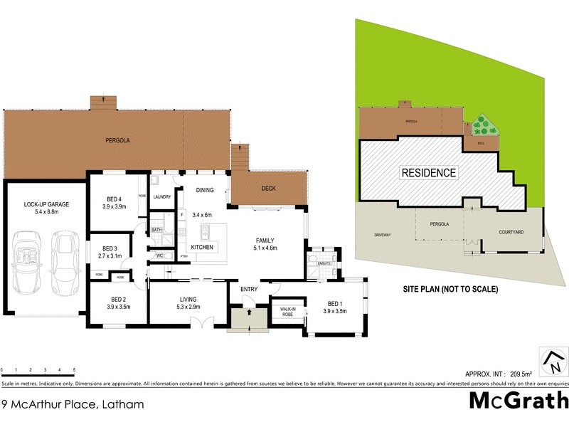 9 McArthur Place, Latham ACT 2615 Floorplan