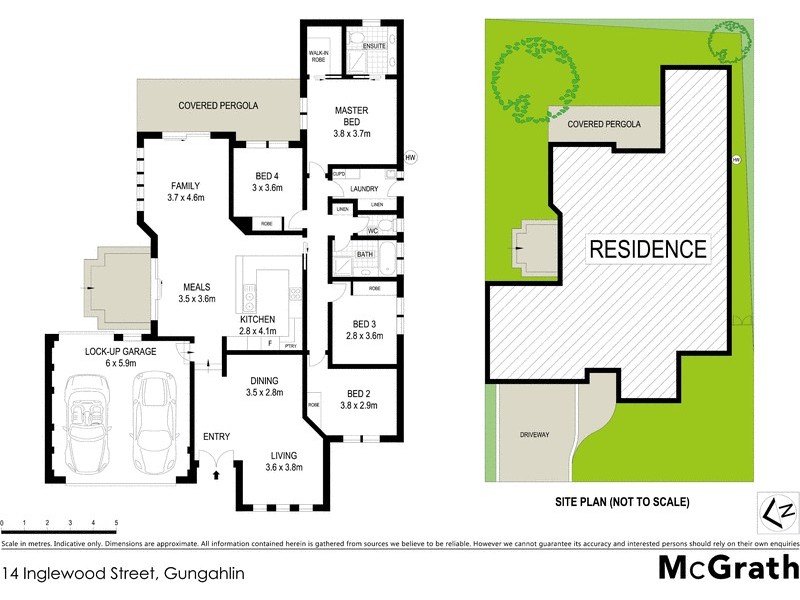14 Inglewood Street, Gungahlin ACT 2912 Floorplan
