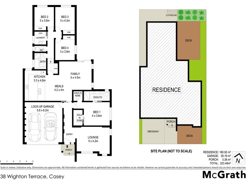 38 Wighton Terrace, Casey ACT 2913 Floorplan