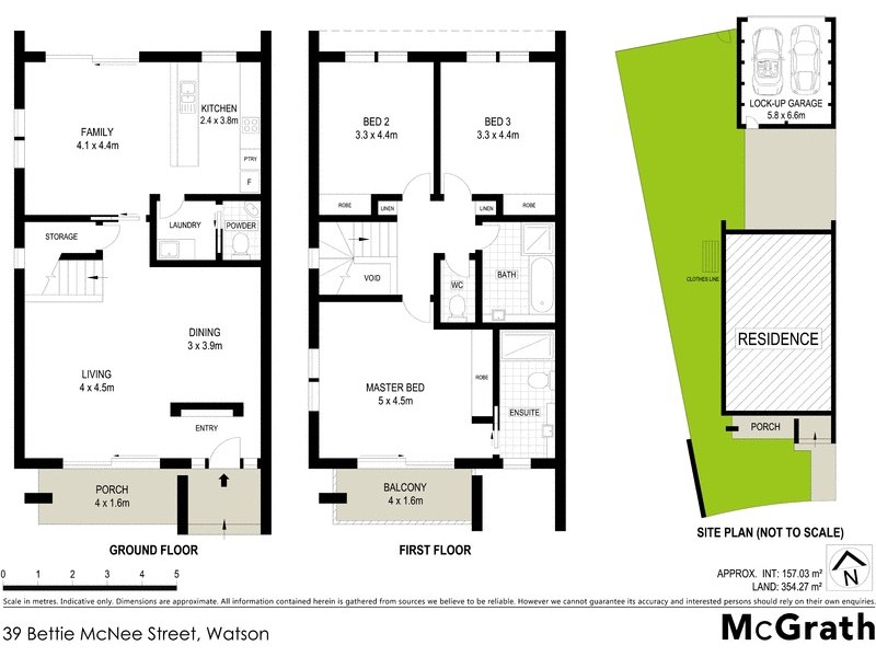 39 Bettie McNee Street, Watson ACT 2602 Floorplan