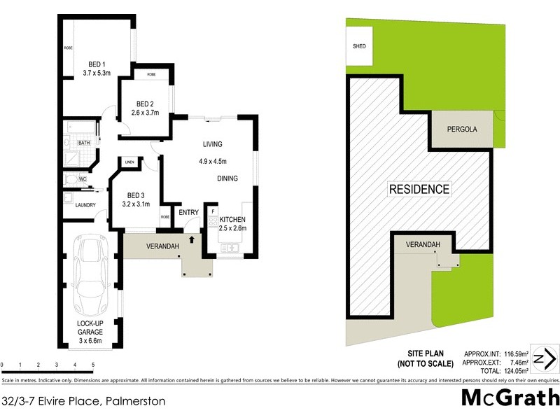 32/7 Elvire Place, Palmerston ACT 2913 Floorplan