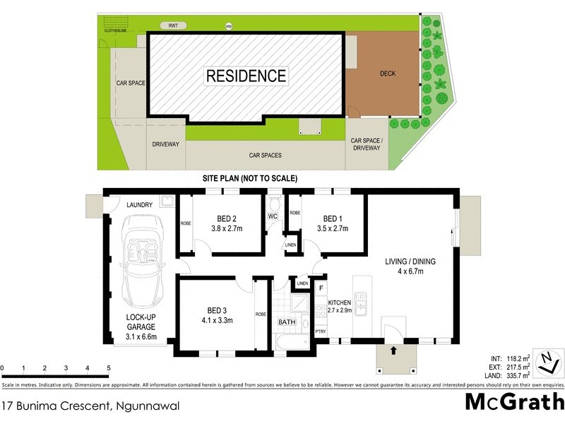17 Bunima Crescent, Ngunnawal ACT 2913 Floorplan