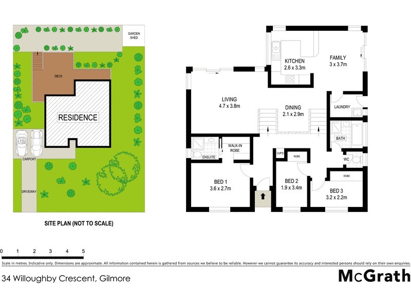 34 Willoughby Crescent, Gilmore ACT 2905 Floorplan