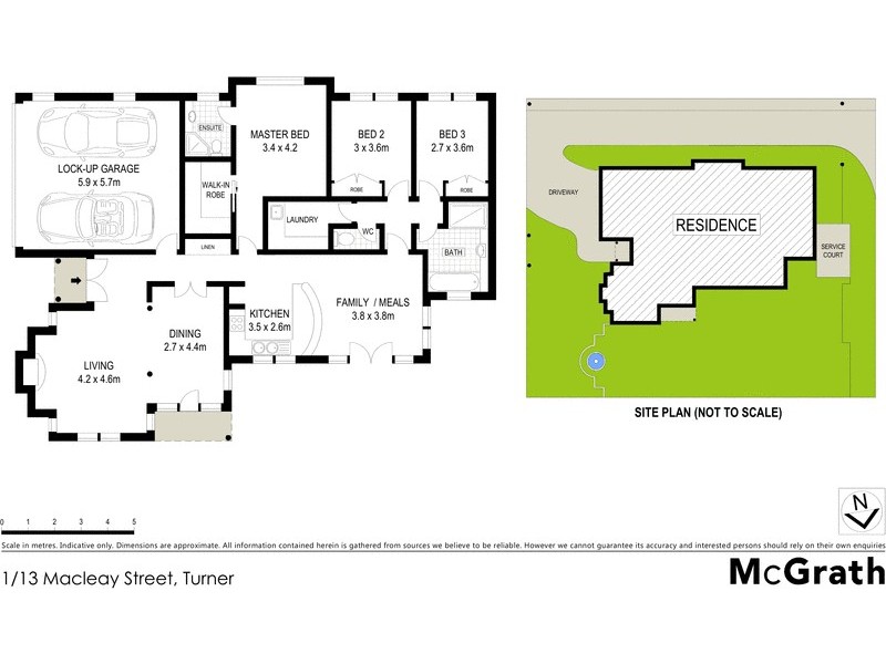 1/13 Macleay Street, Turner ACT 2612 Floorplan