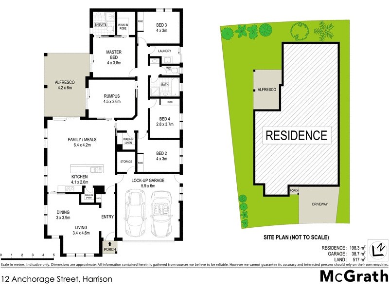 12 Anchorage Street, Harrison ACT 2914 Floorplan