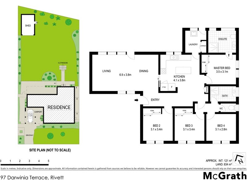 97 Darwinia Terrace, Rivett ACT 2611 Floorplan