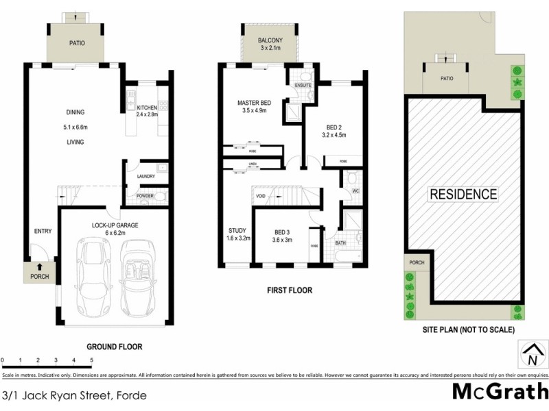 3/1 Jack Ryan Street, Forde ACT 2914 Floorplan