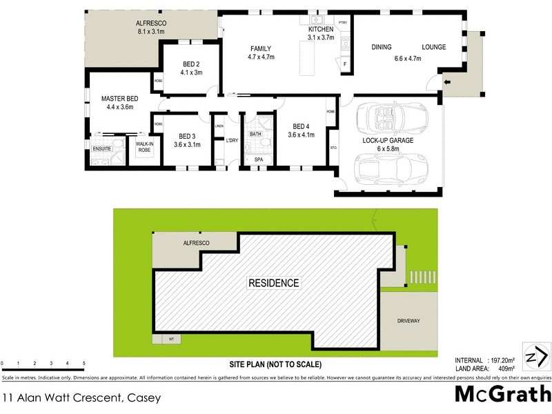 11 Alan Watt Crescent, Casey ACT 2913 Floorplan