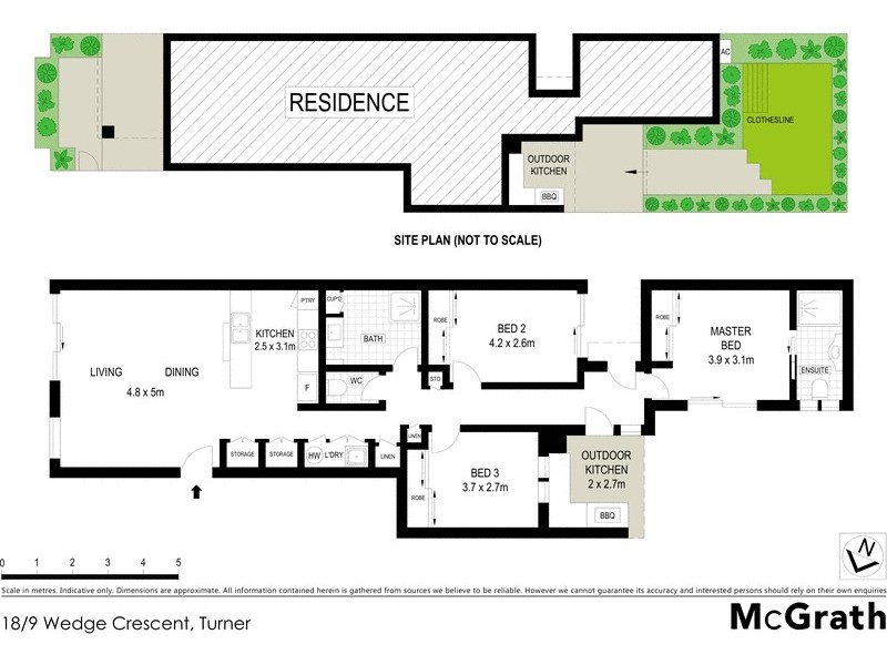 18/9 Wedge Crescent, Turner ACT 2612 Floorplan