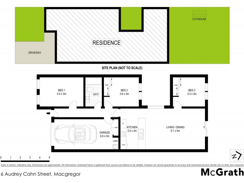 6 Audrey Cahn Street, Macgregor ACT 2615 Floorplan