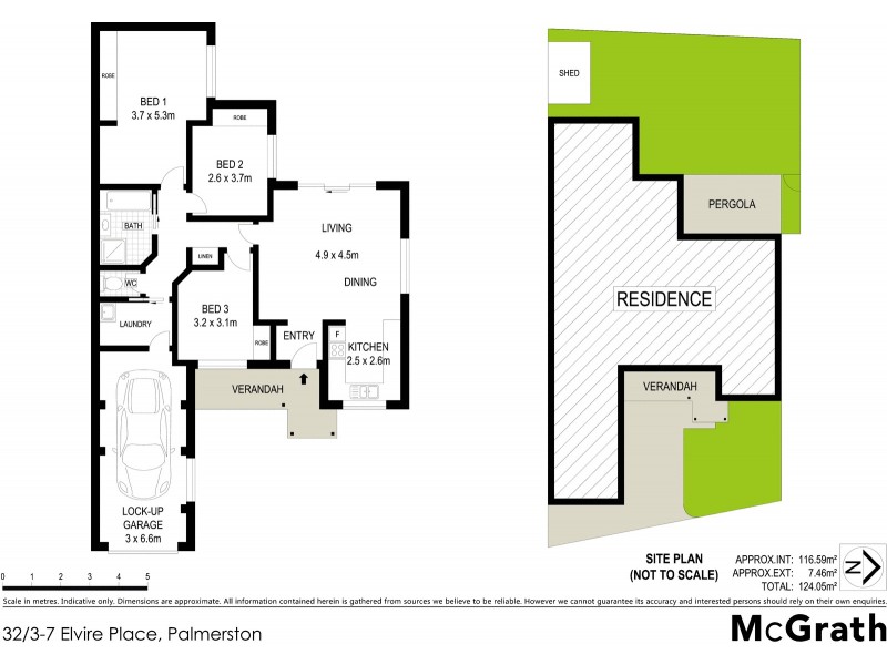 32/7 Elvire Place, Palmerston ACT 2913 Floorplan