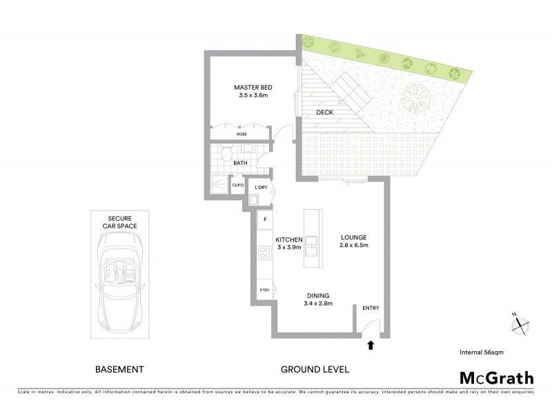 3/62 Torrens Street, Braddon ACT 2612 Floorplan