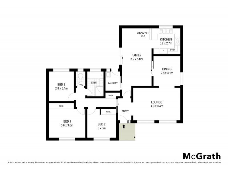 97 Abercorn Crescent, Isabella Plains ACT 2905 Floorplan