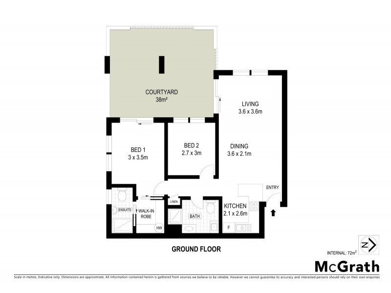 61/75 Elizabeth Jolley Crescent, Franklin ACT 2913 Floorplan