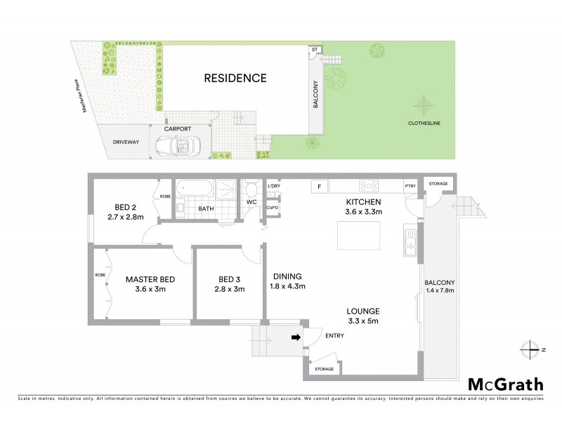 6 Macfarlan Place, Latham ACT 2615 Floorplan