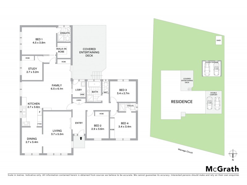 12 Warrego Circuit, Kaleen ACT 2617 Floorplan