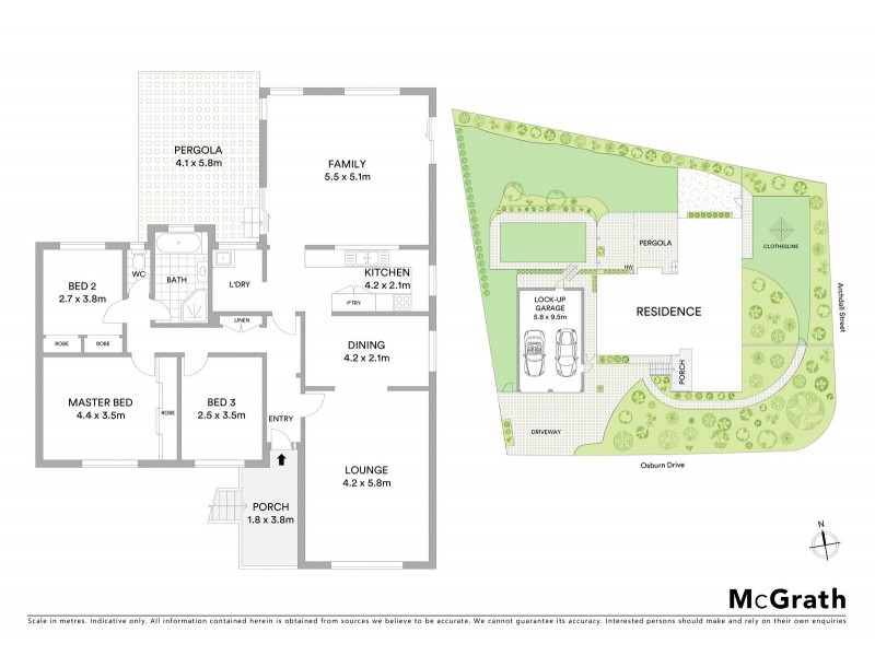 54 Osburn Drive, Macgregor ACT 2615 Floorplan