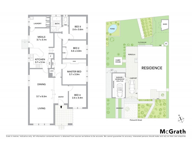 64 Pickworth Street, Holt ACT 2615 Floorplan