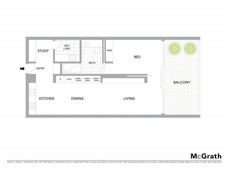 2/17 Eastlake Parade, Kingston ACT 2604 Floorplan