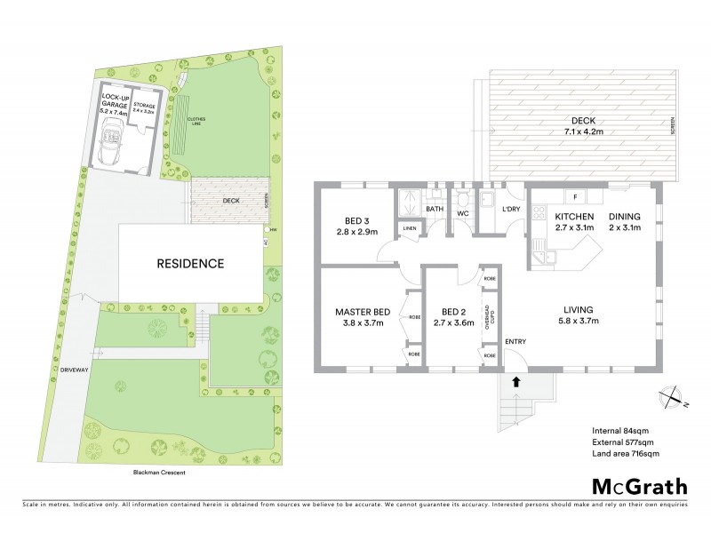 30 Blackman Crescent, Macquarie ACT 2614 Floorplan