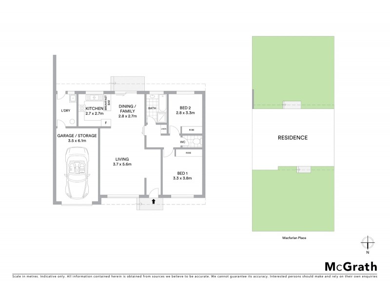 19 Macfarlan Place, Latham ACT 2615 Floorplan