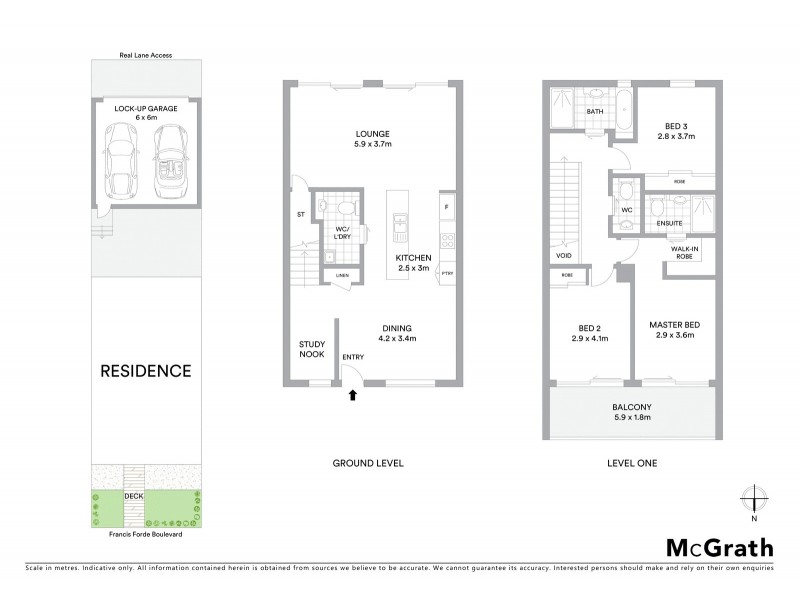 60 Francis Forde Boulevard, Forde ACT 2914 Floorplan