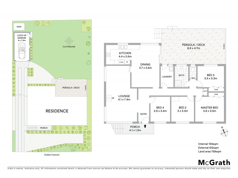 30 Clubbe Crescent, Macgregor ACT 2615 Floorplan