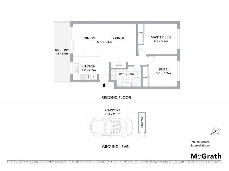 4/18 Whitmore Crescent, Watson ACT 2602 Floorplan