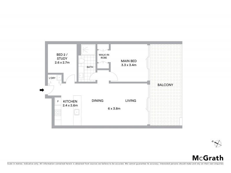 24/12 Trevillian Quay, Kingston ACT 2604 Floorplan