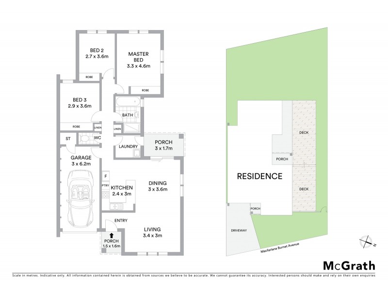93 Macfarlane Burnet Avenue, Macgregor ACT 2615 Floorplan