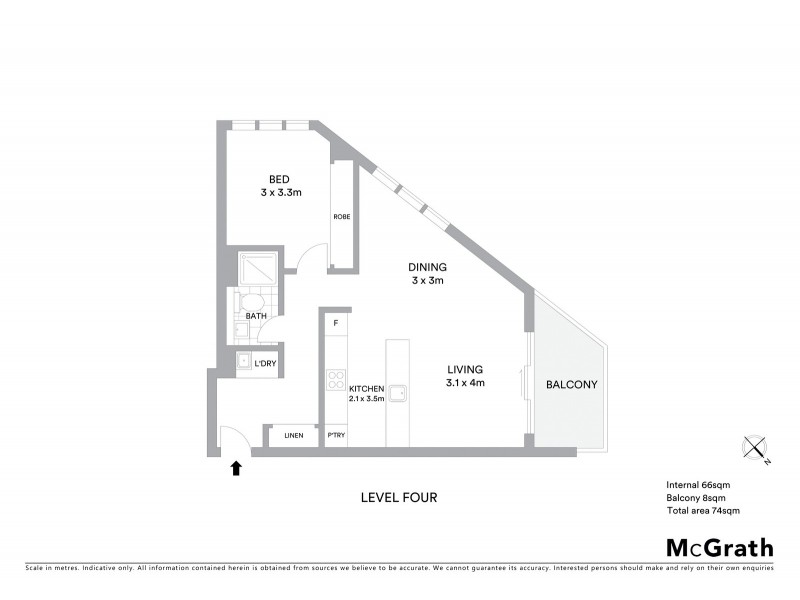 61/1 Anthony Rolfe Avenue, Gungahlin ACT 2912 Floorplan