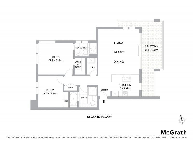 5/329 Flemington Road, Franklin ACT 2913 Floorplan