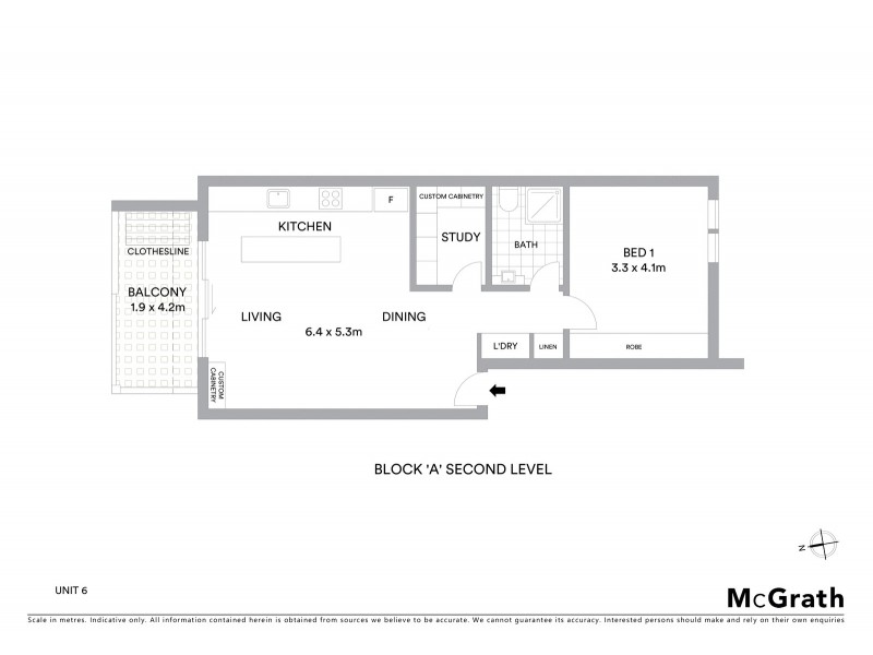 6/1 Gungahlin Place, Gungahlin ACT 2912 Floorplan