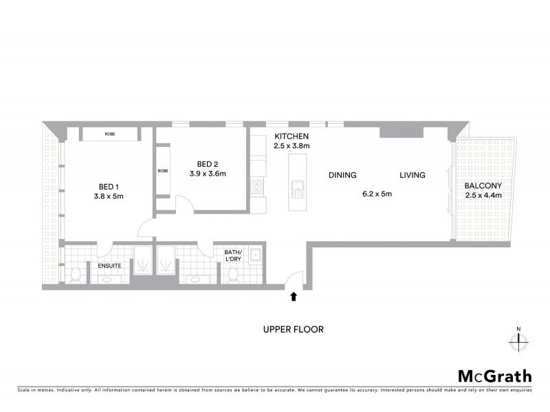 19/35 Eastlake Parade, Kingston ACT 2604 Floorplan