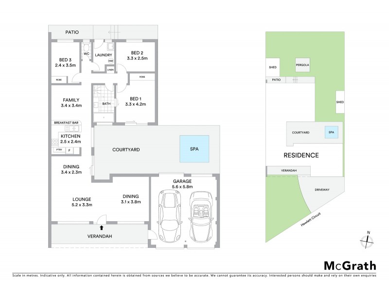 50 Hewlett Circuit, Florey ACT 2615 Floorplan
