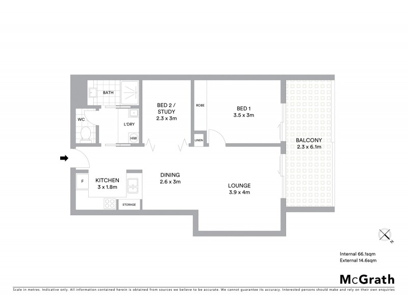 20/54 Ernest Cavanagh Street, Gungahlin ACT 2912 Floorplan