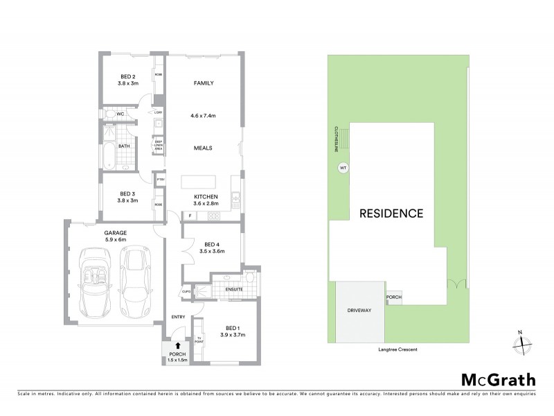 176 Langtree Crescent, Crace ACT 2911 Floorplan